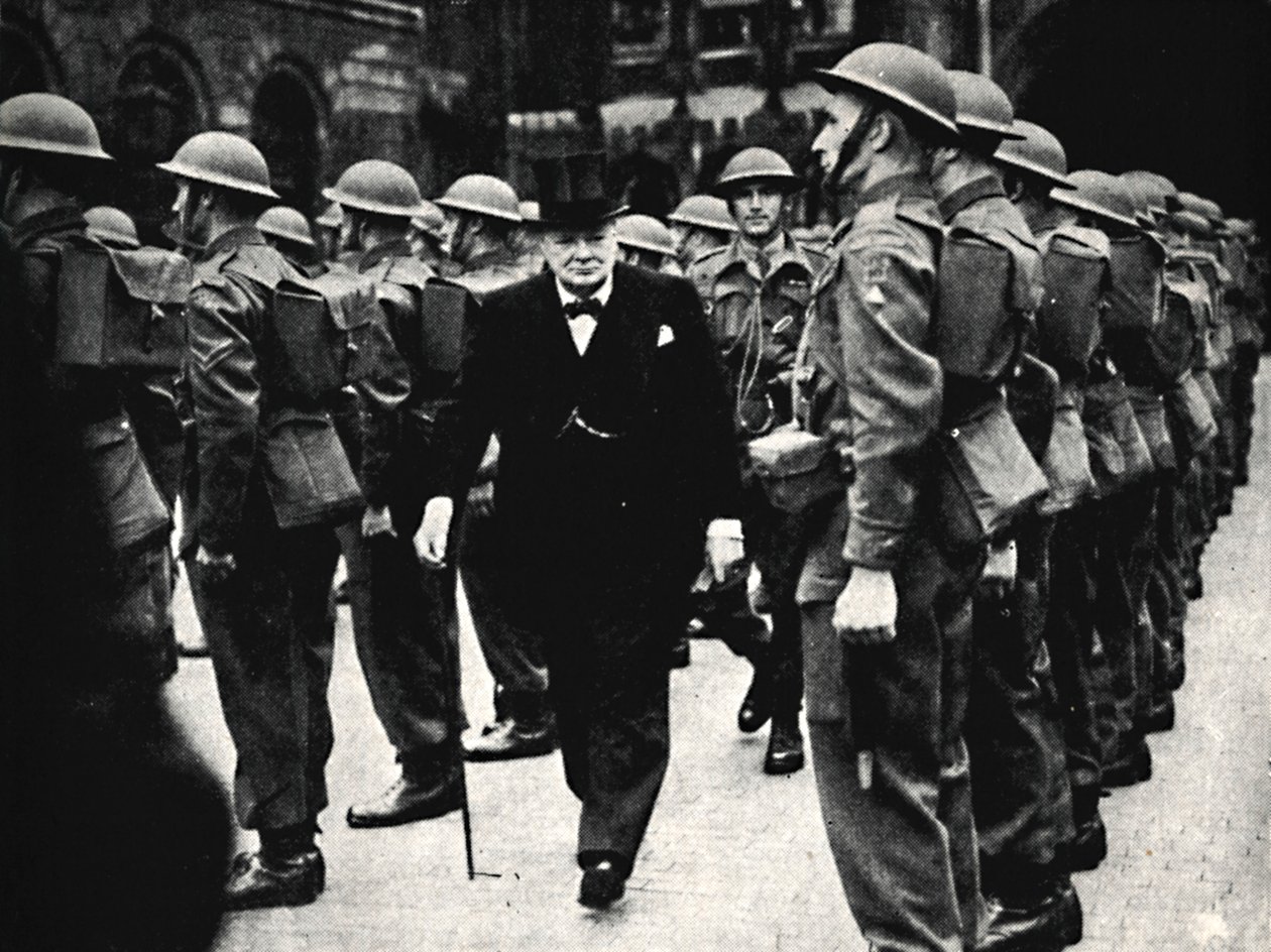 Kotivartioston tarkastus, 1940-luku, 1945. tekijältä Unbekannt