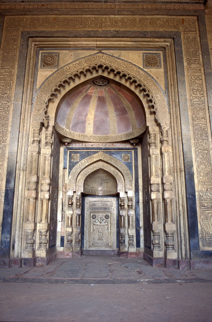 Mughal-moskeijan sisustus, Delhi, Intia tekijältä Unbekannt