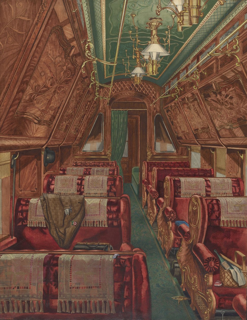 Pullman Coachin sisustus, 1888, 19351942. tekijältä Unbekannt