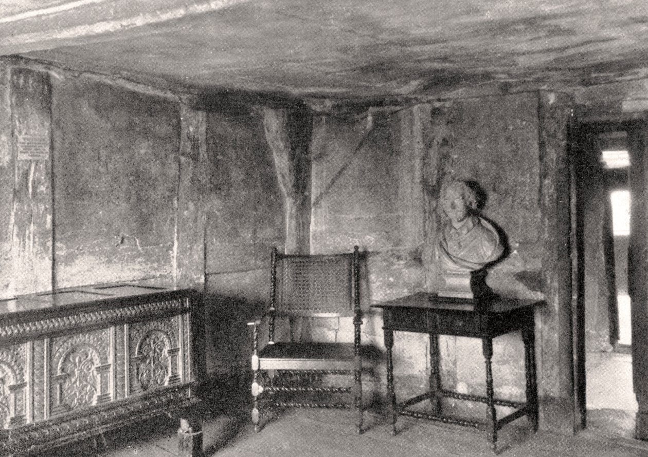 Shakespeares-talon sisustus, Stratford-upon-Avon, Warwickshire, Englanti, 1924-1926 tekijältä Unbekannt