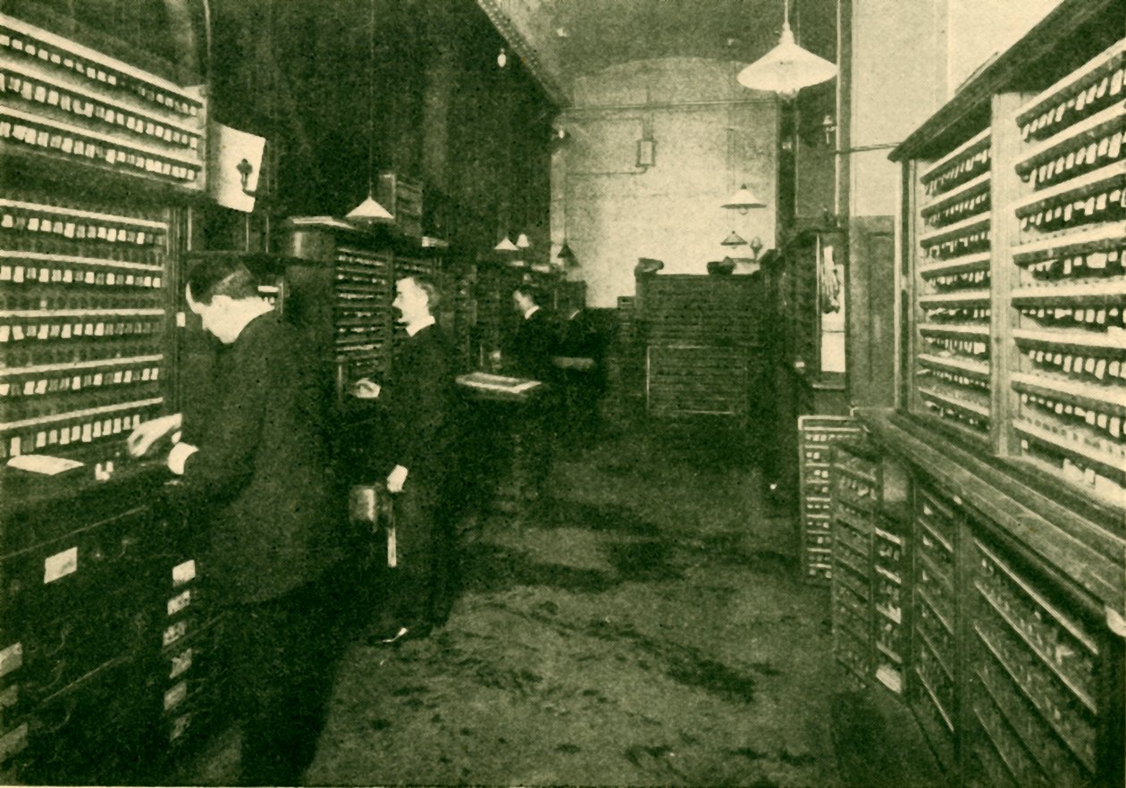 Great Westernin varaustoimiston sisustus, 1930. tekijältä Unbekannt