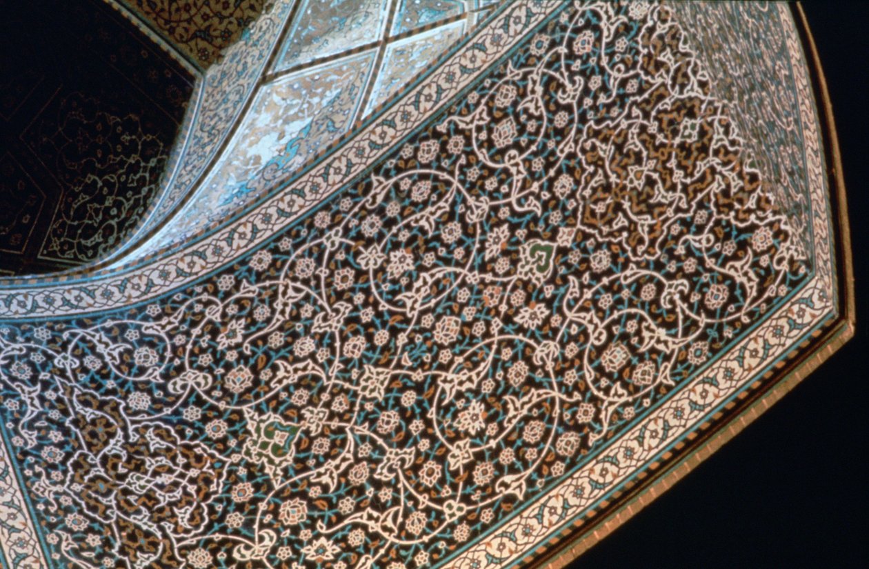 Kaaren sisäpuoli, Sheikh Lutfullahin moskeija, Isfahan, Persia, c1615 tekijältä Unbekannt