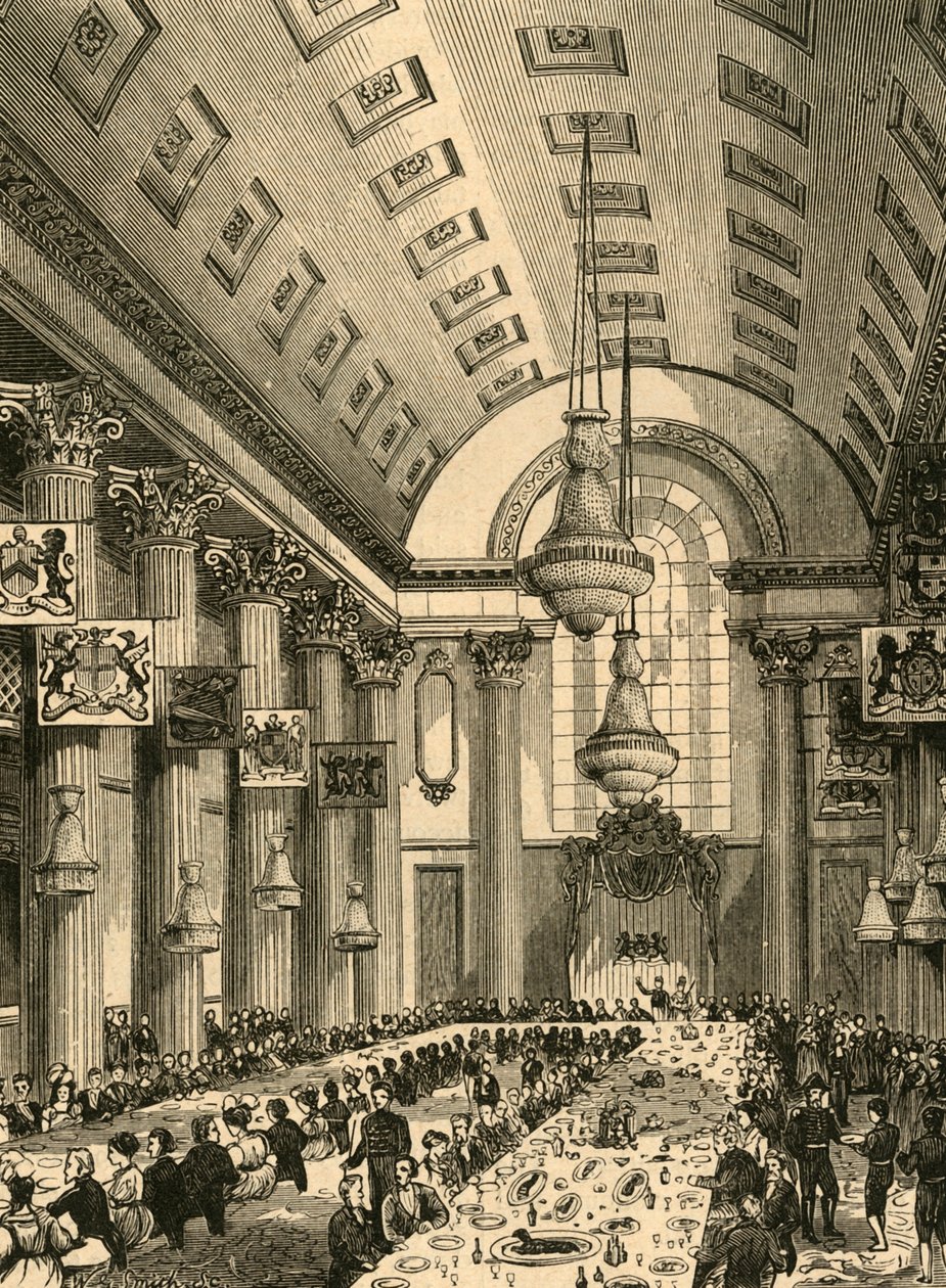 Egyptiläisen salin sisustus, 1897. tekijältä Unbekannt