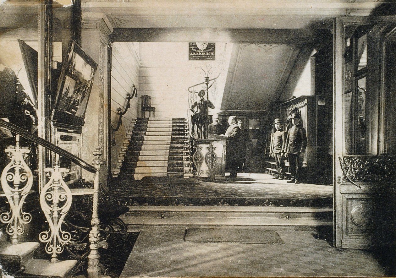 Hotel Slavianski Bazaarin sisustus, Moskova, Venäjä, 1900-luvun alku tekijältä Unbekannt
