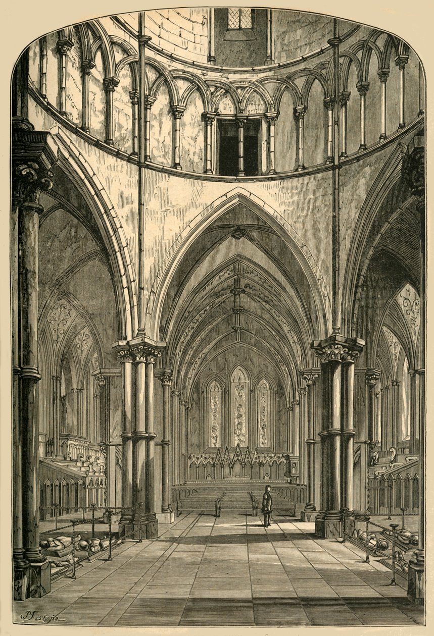 Temppelikirkon sisätilat, 1870, 1897. tekijältä Unbekannt