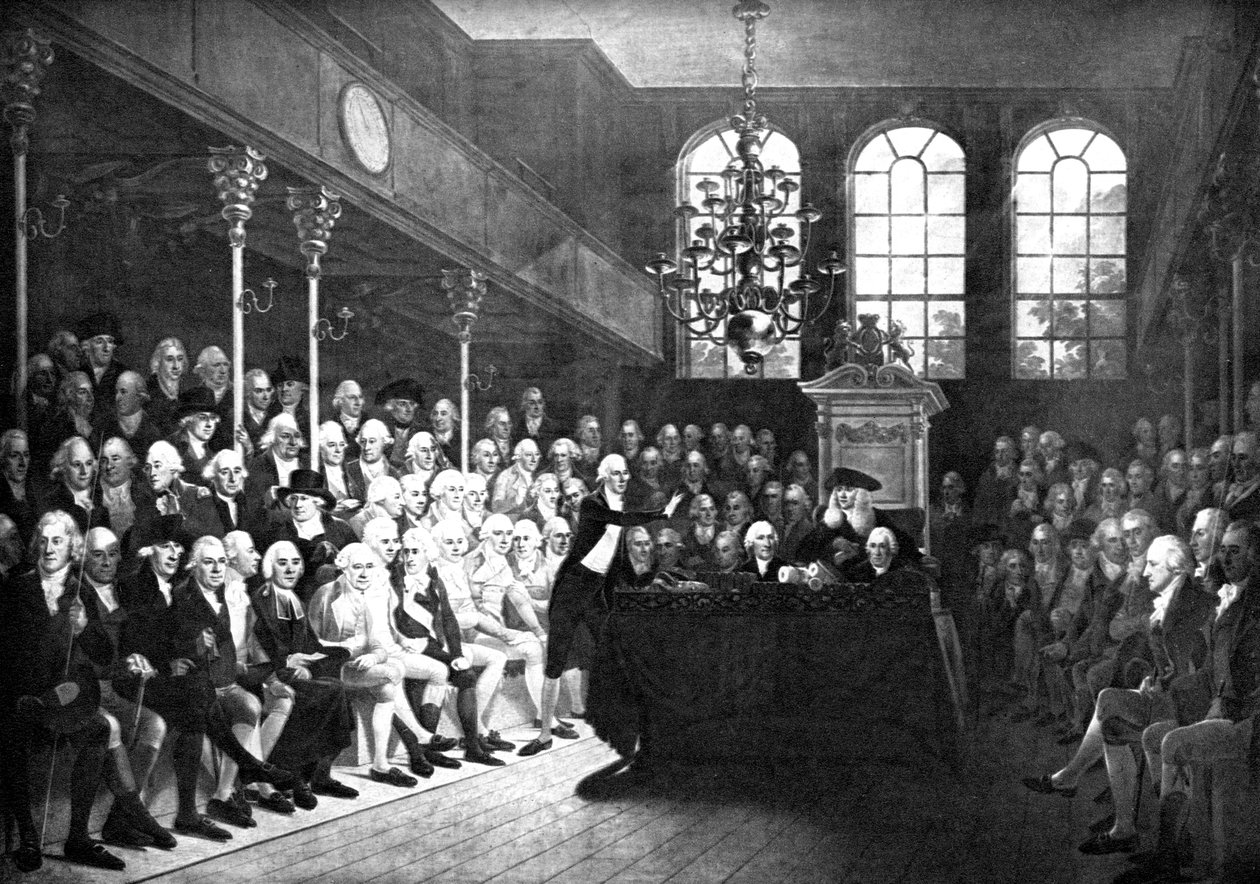 Vanhan alahuoneen sisustus, St Stephens Chapel, 1793 c1905 tekijältä Unbekannt