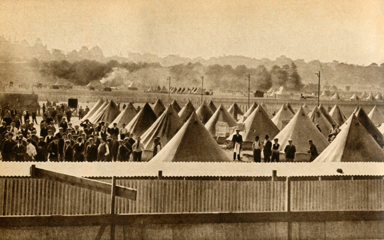 Internointileiri vihollisen avaruusolioille, Newbury, ensimmäinen maailmansota, 1914-1918, 1933. tekijältä Unbekannt