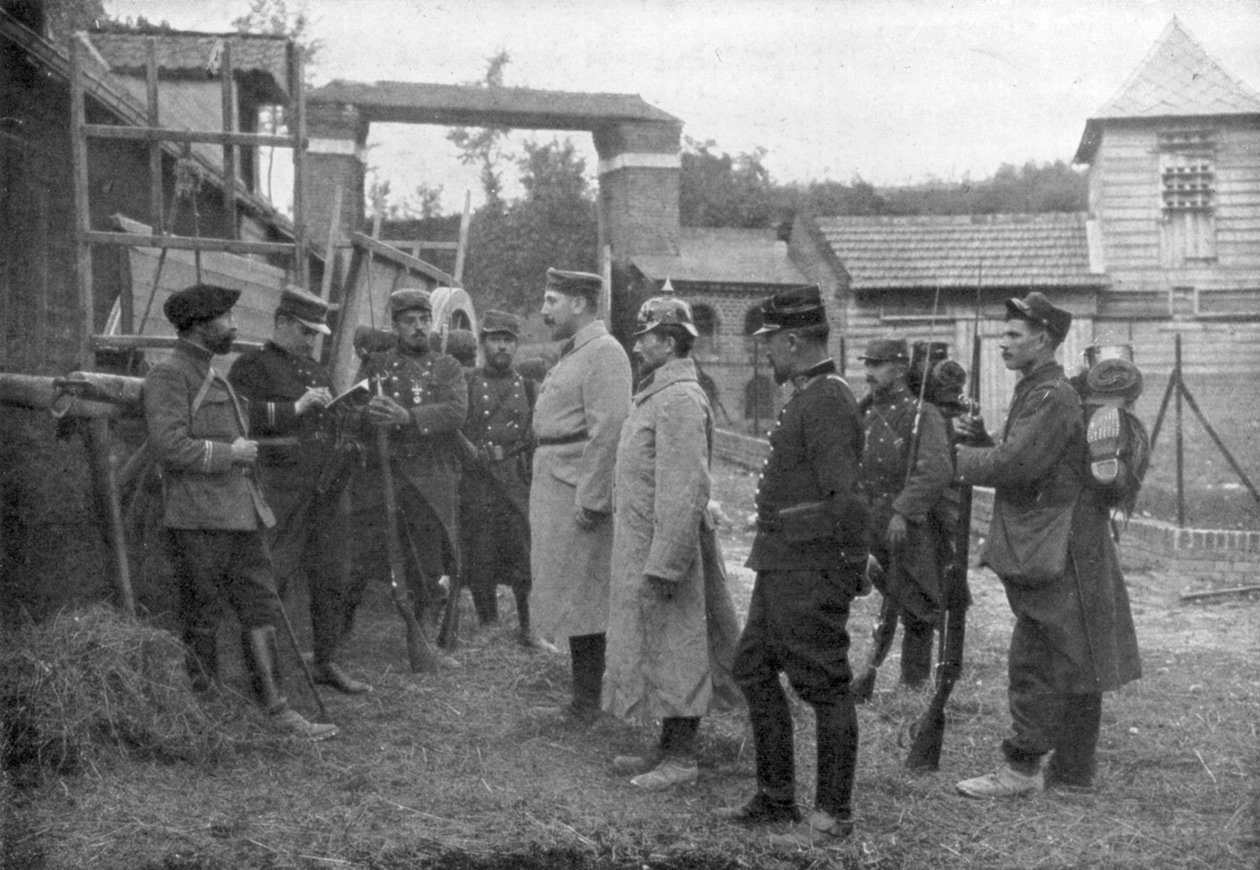 Saksalaisten vankien kuulustelu, Ranska, elokuu 1914 tekijältä Unbekannt