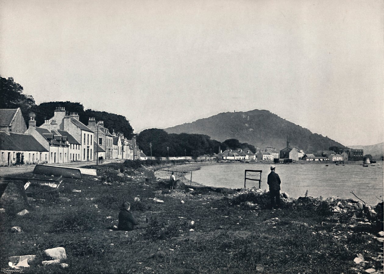 Inveraray - Duniquoichin kaupunki ja kukkula, 1895 tekijältä Unbekannt
