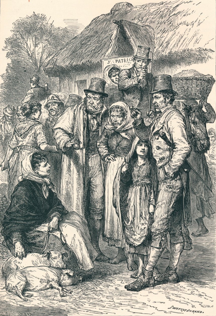 Irlannin talonpojat, 1896 tekijältä Unbekannt