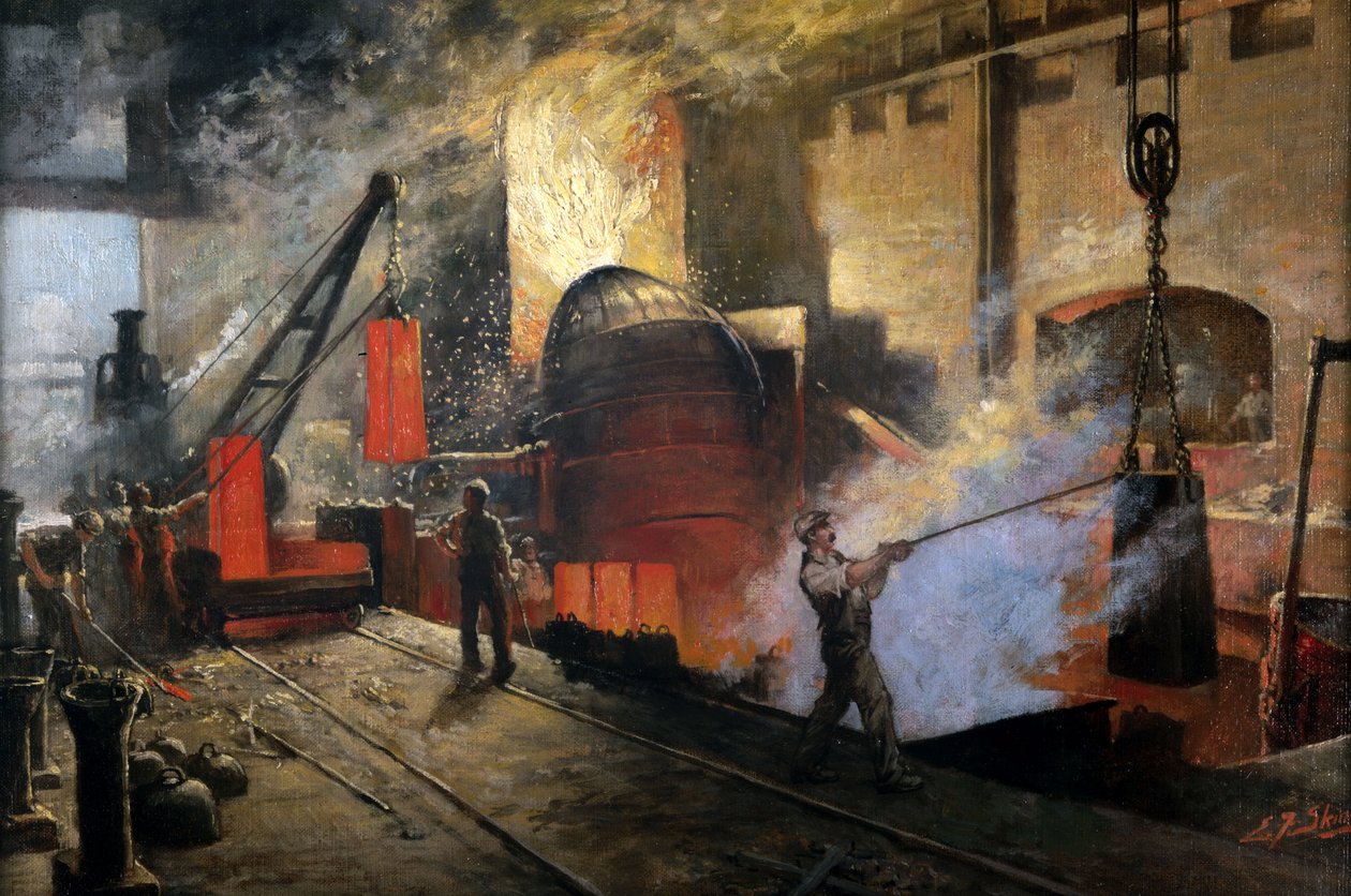 Iron-Making, Bessemer Manufacturing Bessemer Steel tekijältä Unbekannt