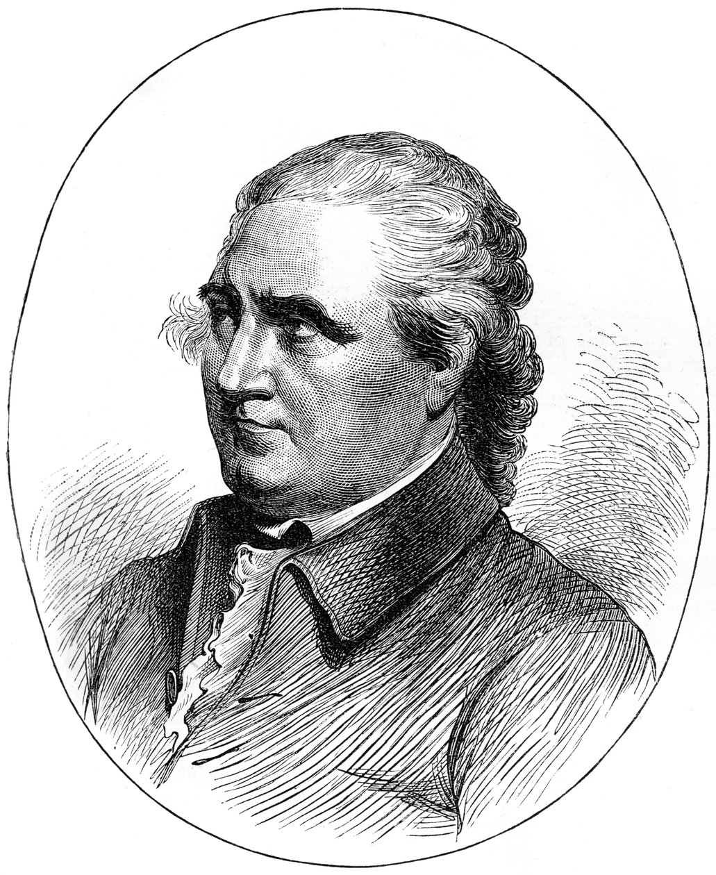 Isaac Barre, 1700-luvun brittiläinen sotilas, vuodelta 1880 tekijältä Unbekannt