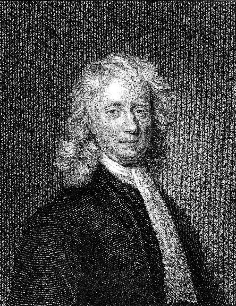 Isaac Newton, englantilainen matemaatikko ja fyysikko tekijältä Unbekannt