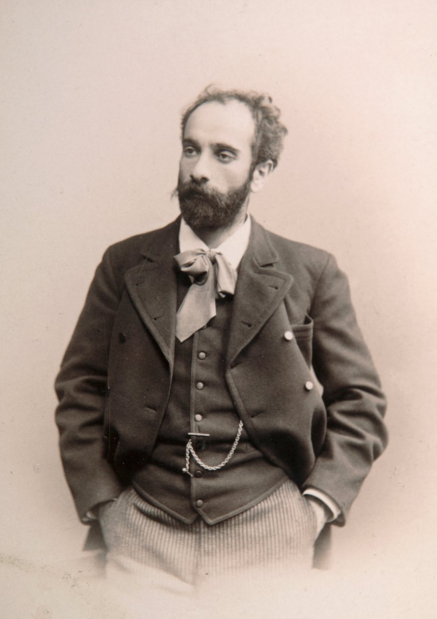 Isaak Levitan, venäläinen taiteilija, 1880-1890 tekijältä Unbekannt