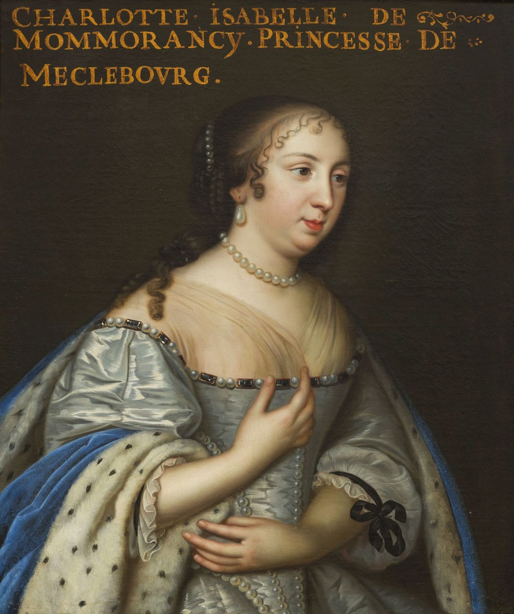 Isabelle Angélique de Montmorency 1627-1695, Mecklenburg-Schwerinin herttuatar, noin 1665. tekijältä Unbekannt