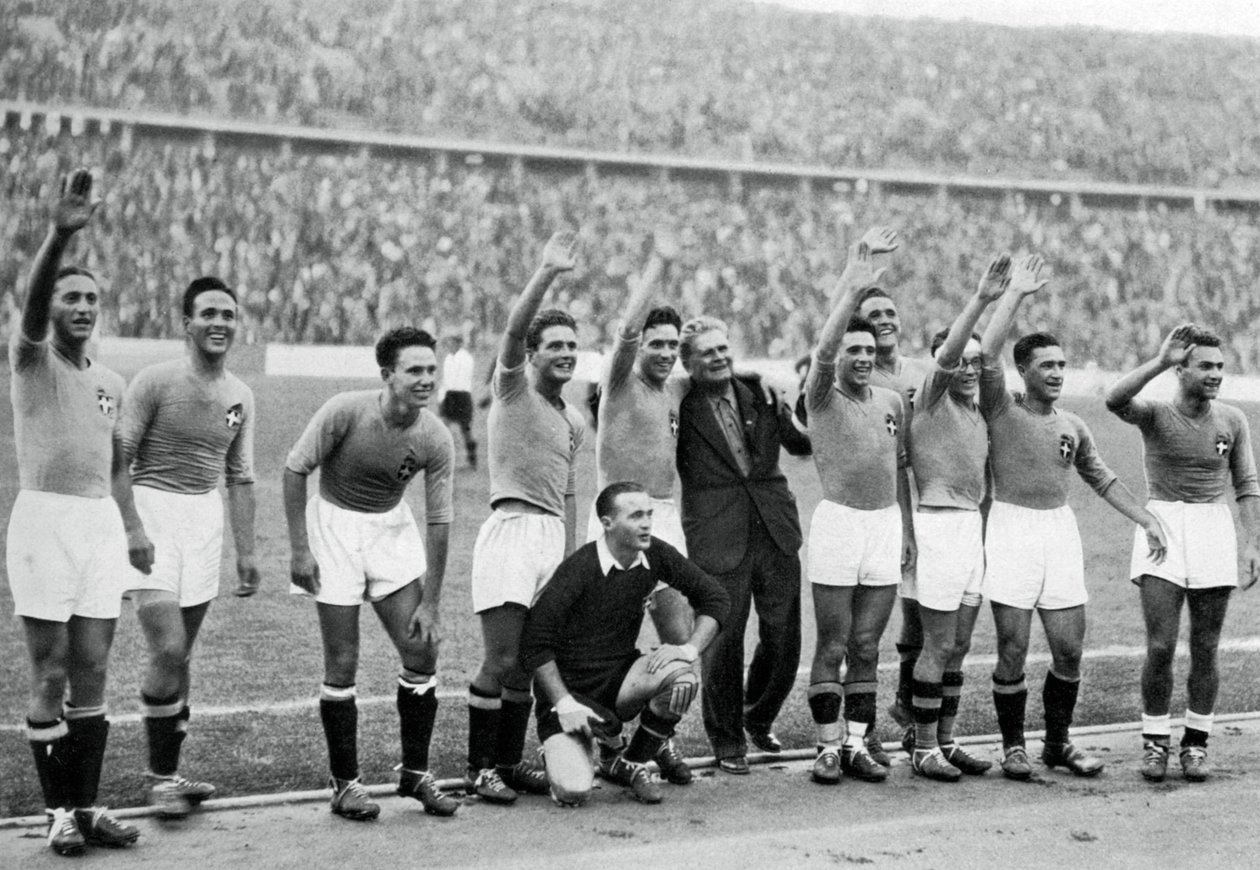 Italian jalkapallomaajoukkue Berliinin olympialaiset 1936 tekijältä Unbekannt