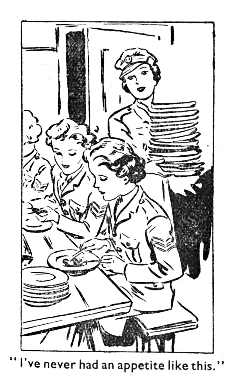 Minulla ei ole koskaan ollut tällaista ruokahalua, 1940 tekijältä Unbekannt