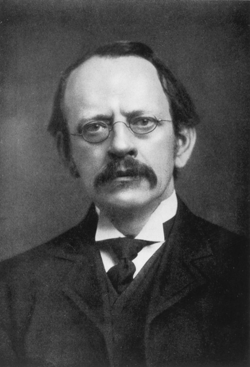 JJ Thomson, brittiläinen fyysikko, c1896-c1915 tekijältä Unbekannt