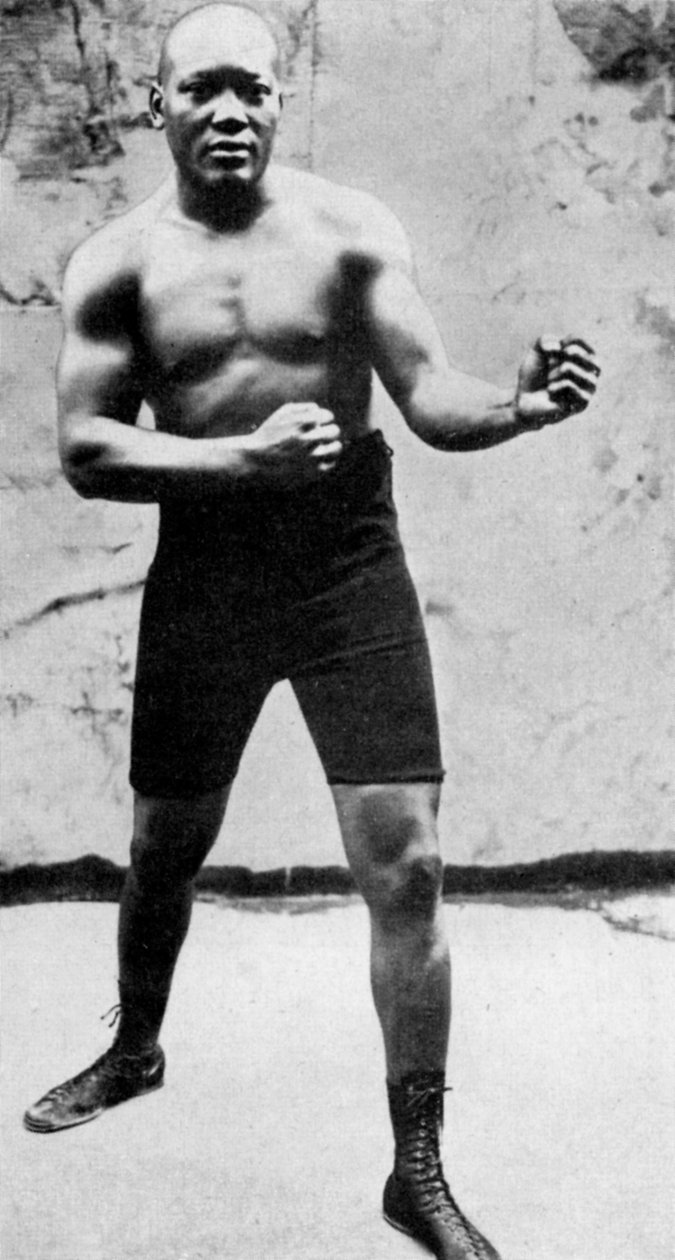 Jack Johnson, ensimmäinen musta raskaansarjan nyrkkeilyn maailmanmestari, 1908 1951 tekijältä Unbekannt