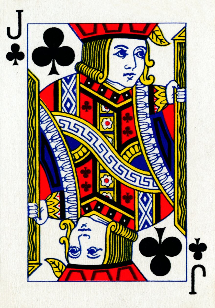 Jack of Clubs Goodall & Son Ltd:n pelikorttipakasta, vuodelta 1940 tekijältä Unbekannt
