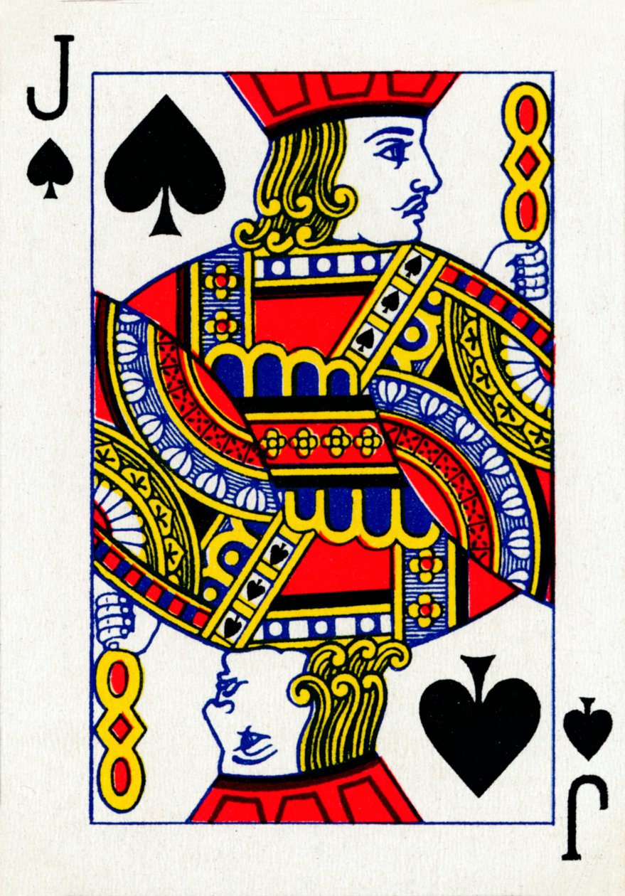 Jack of Spades Goodall & Son Ltd:n pelikorttipakasta, vuodelta 1940 tekijältä Unbekannt