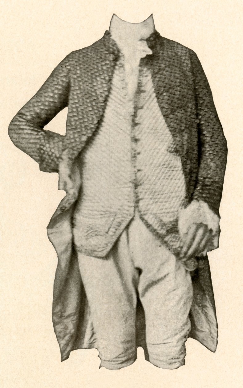 Takki ja liivi, joita käytti Robert Livingston, Clermont Manor, New York, c1720, 1937. tekijältä Unbekannt