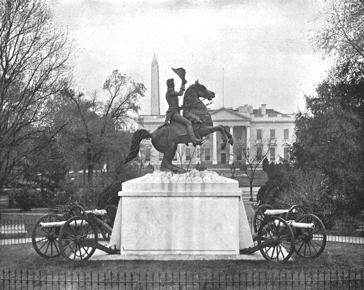 Jacksonin patsas, Lafayette Square, Washington DC, USA, 1900. tekijältä Unbekannt