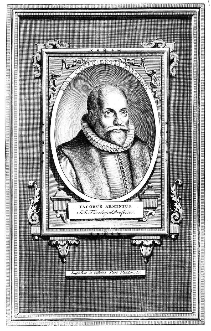 Jacobus Arminius, hollantilainen teologi ja teologian professori Leidenin yliopistossa tekijältä Unbekannt