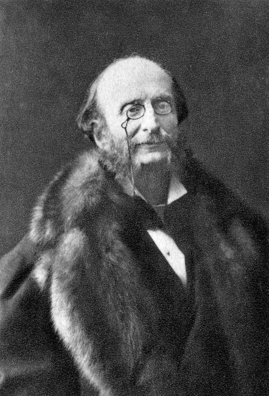 Jacques Offenbach, saksalaissyntyinen ranskalainen säveltäjä, 1878 tekijältä Unbekannt