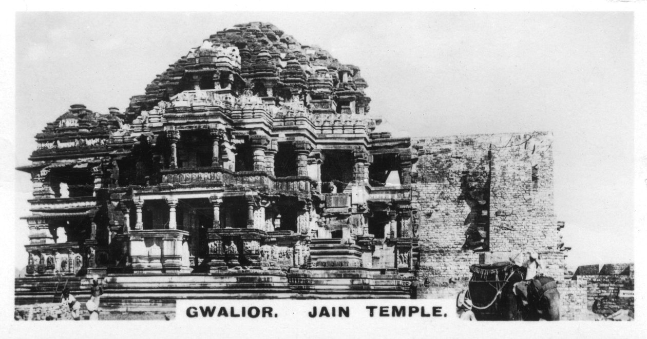 Jain-temppeli, Gwalior, Intia, 1925 tekijältä Unbekannt