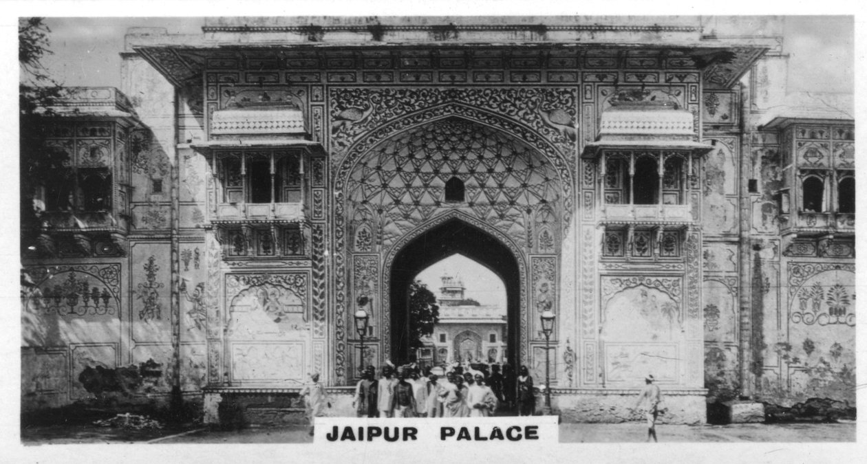 Jaipurin palatsi, Intia, vuodelta 1925 tekijältä Unbekannt