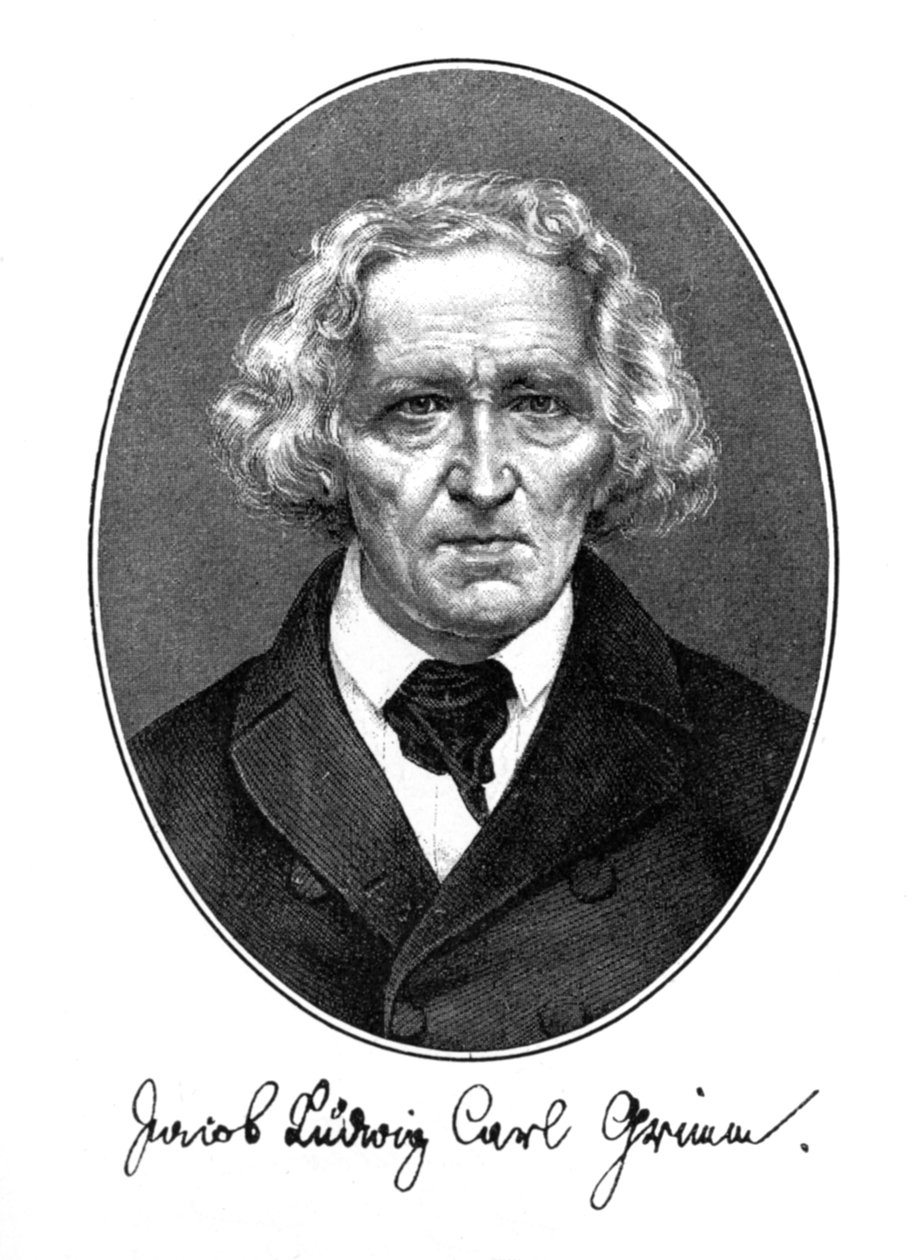 Jakob Ludwig Karl Grimm, saksalainen kirjailija, filologi ja mytologi, 1887 tekijältä Unbekannt
