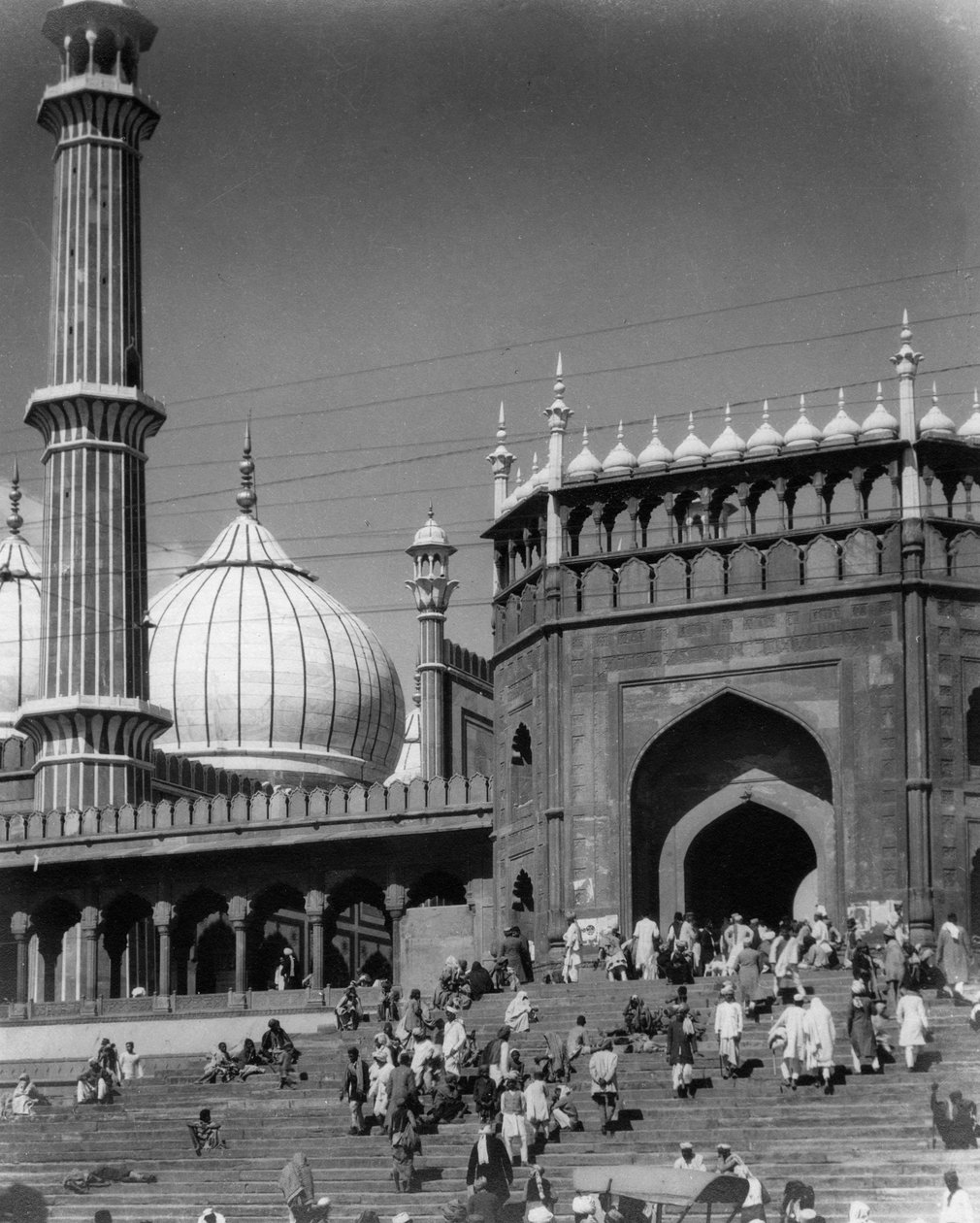 Jama Masjid, Delhi, Intia, 1800-luvun loppu tai 1900-luvun alku tekijältä Unbekannt