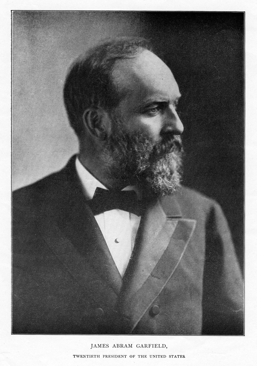 James Abram Garfield, Yhdysvaltain 20. presidentti, vuodelta 1881 tekijältä Unbekannt