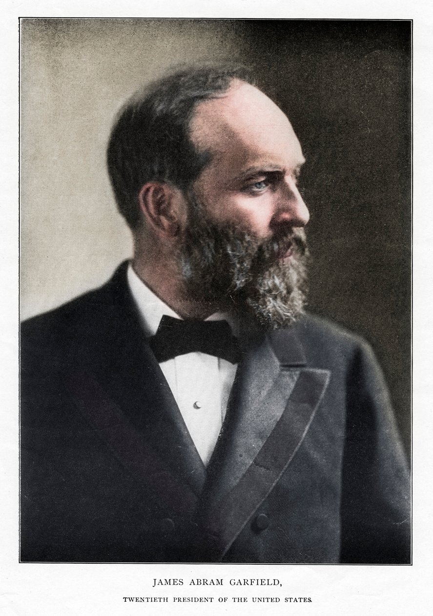 James Abram Garfield, Yhdysvaltain 20. presidentti, vuodelta 1881 tekijältä Unbekannt