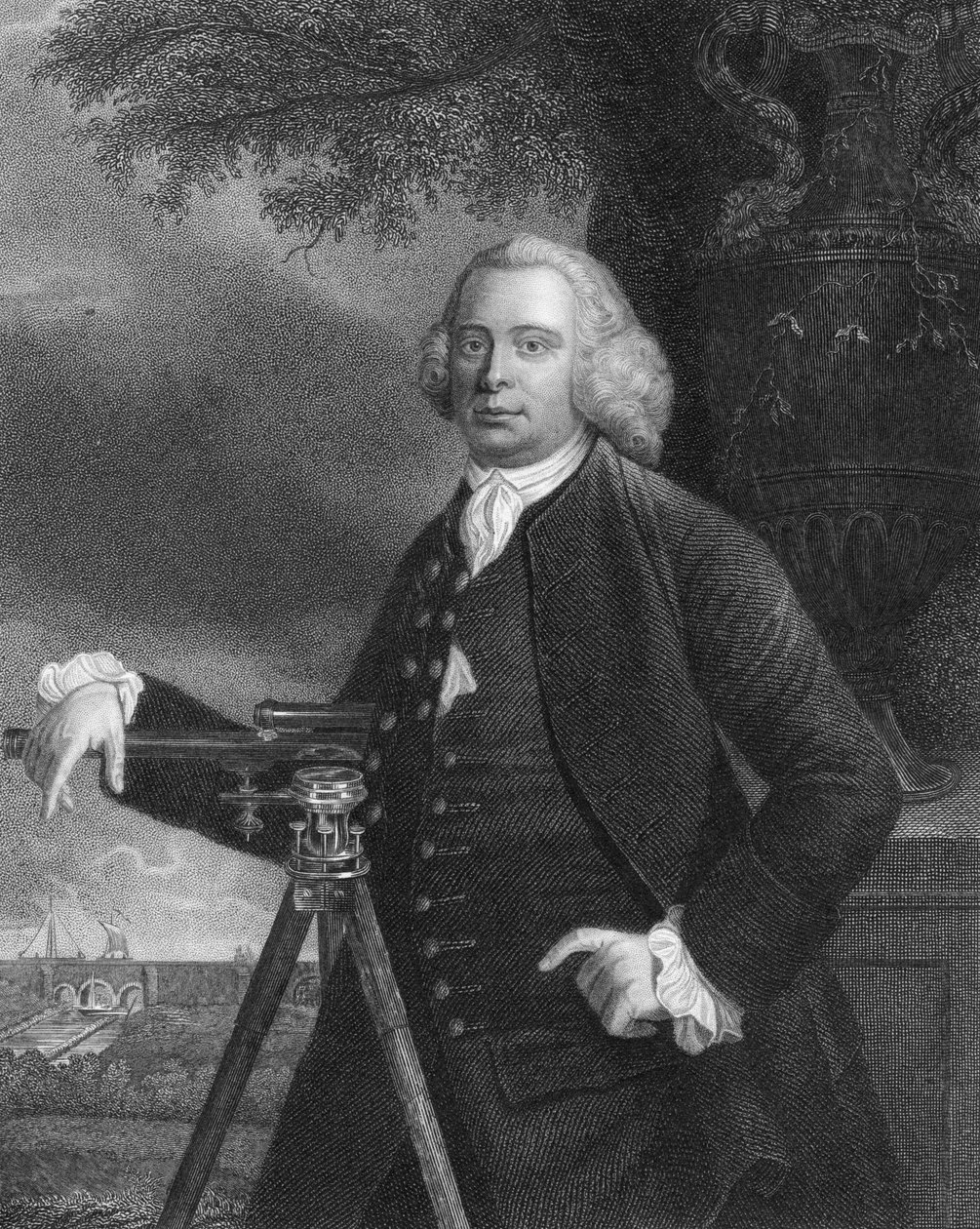 James Brindley, englantilainen rakennusinsinööri ja kanavanrakentaja, c1770 1835 tekijältä Unbekannt