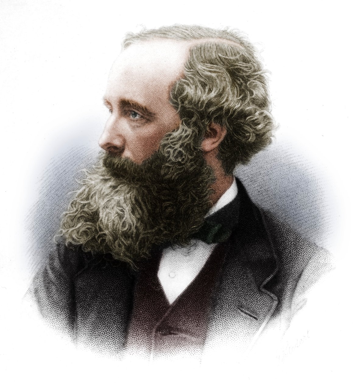 James Clerk Maxwell 1831-1879, skotlantilainen teoreettinen fyysikko, 1882 tekijältä Unbekannt