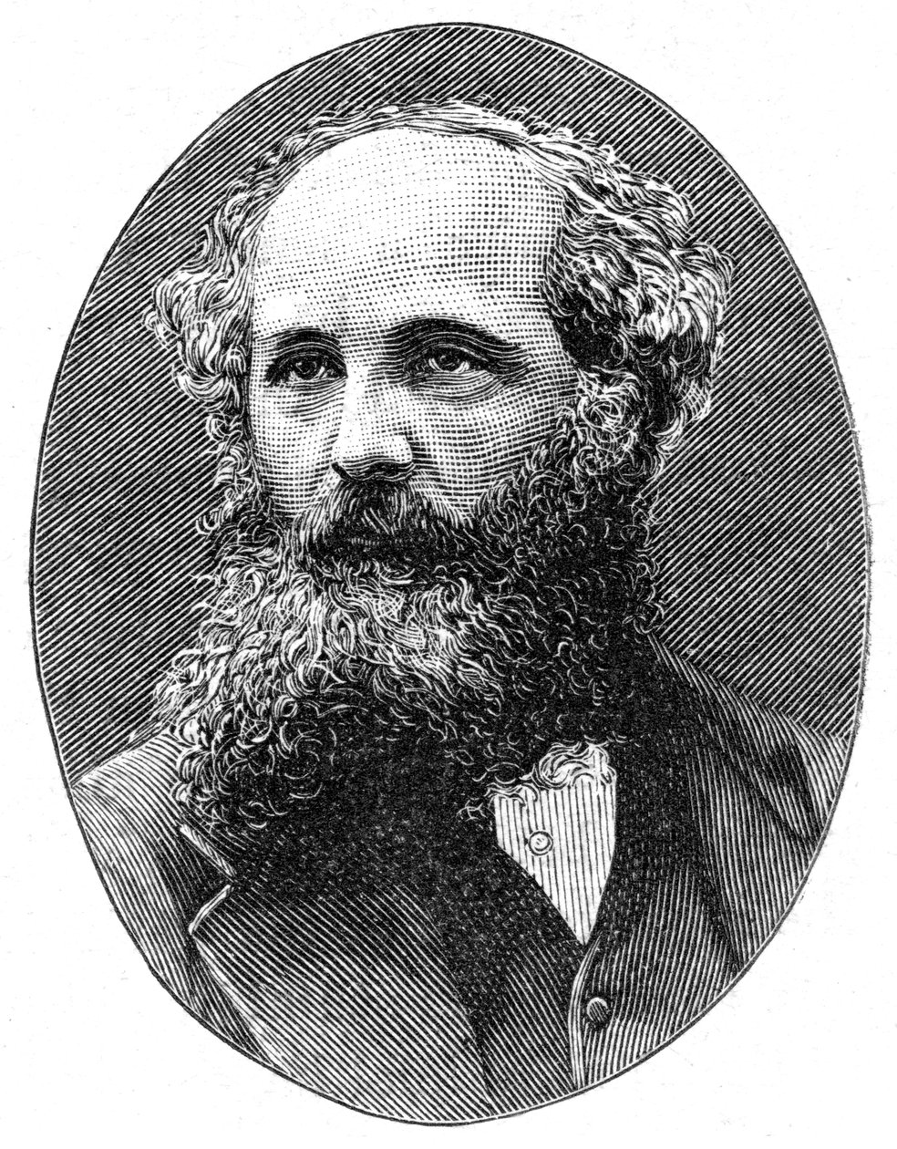 James Clerk Maxwell 1831-1879, skotlantilainen teoreettinen fyysikko, [1896] tekijältä Unbekannt