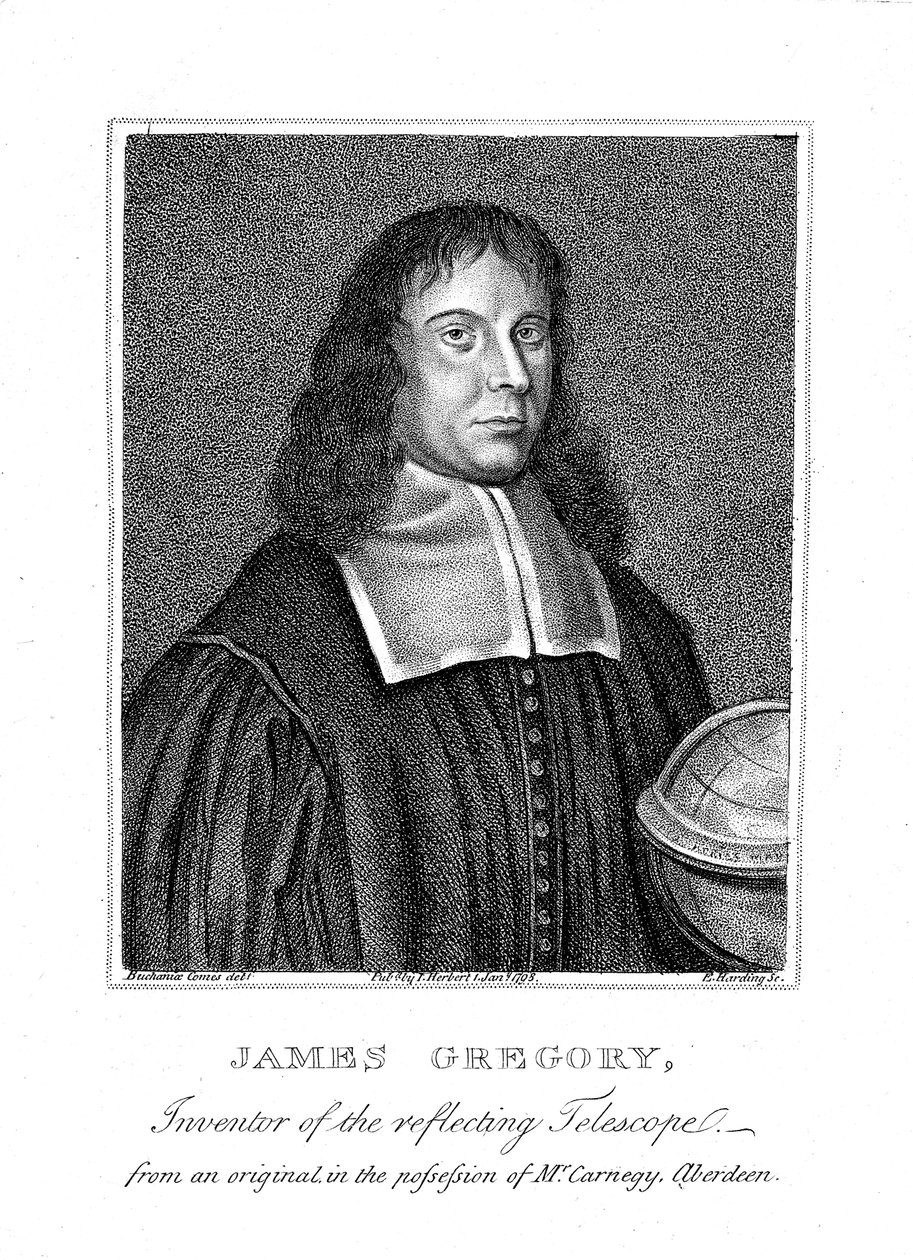 James Gregory, 1600-luvun skotlantilainen matemaatikko ja tähtitieteilijä tekijältä Unbekannt