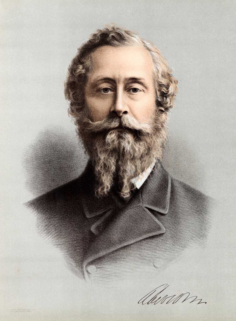 James Hamilton, Abercornin ensimmäinen herttua 1811-1885, brittiläinen hoviherra ja valtiomies, c1880 tekijältä Unbekannt