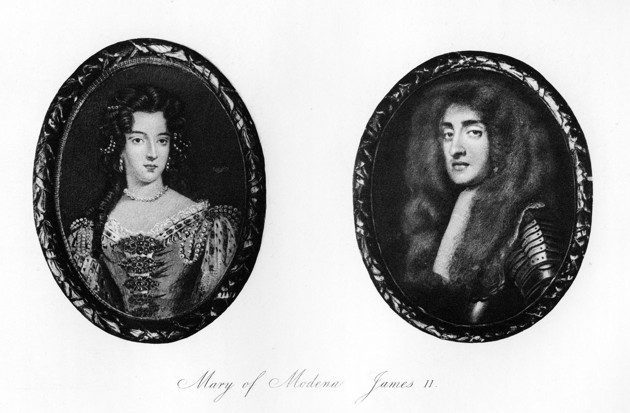 James II ja Maria Modenalainen, 1907 tekijältä Unbekannt