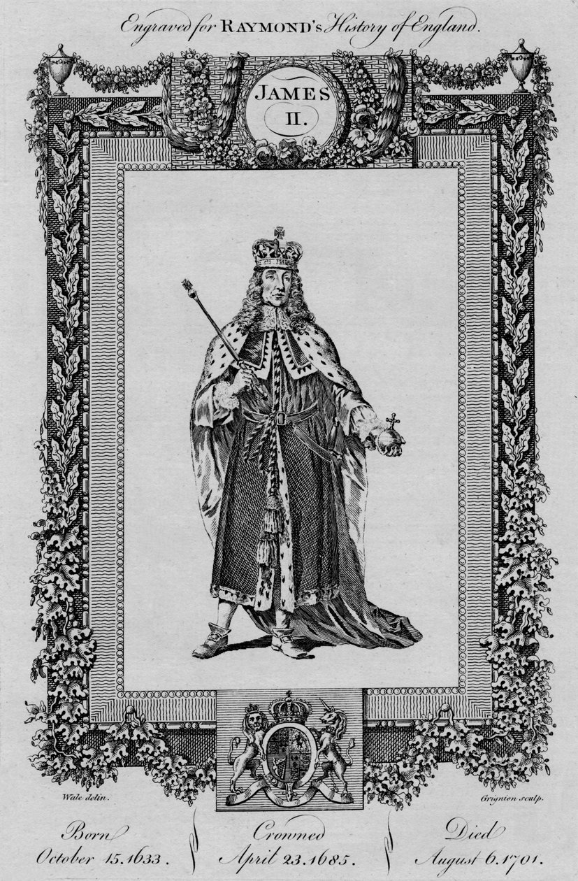 James II, 1787 tekijältä Unbekannt