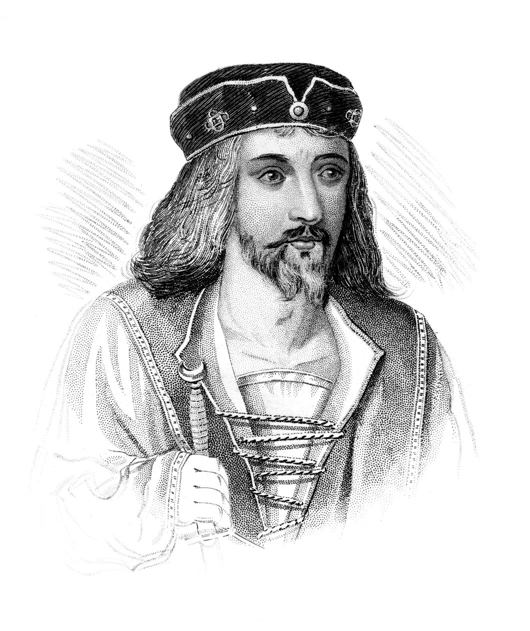 James I, Skotlannin kuningas, 1850 tekijältä Unbekannt