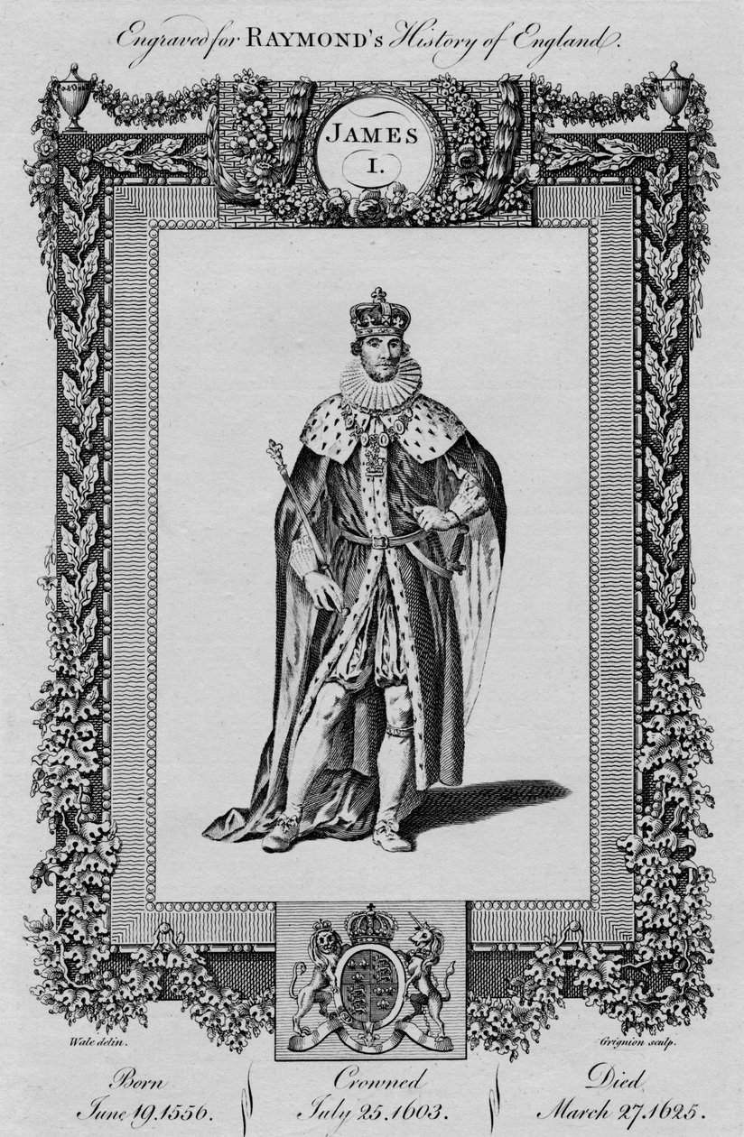 James I, 1787 tekijältä Unbekannt