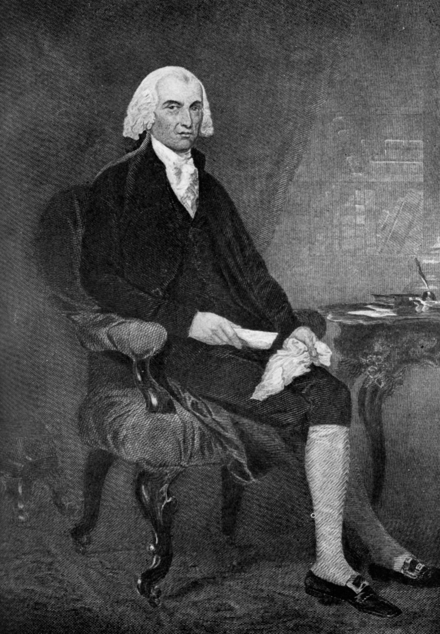 James Madison 1751-1836, Yhdysvaltain neljäs presidentti, 1800-luku 1908 tekijältä Unbekannt