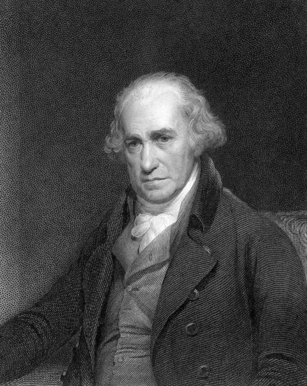 James Watt, skotlantilainen insinööri ja keksijä, 1833 tekijältä Unbekannt