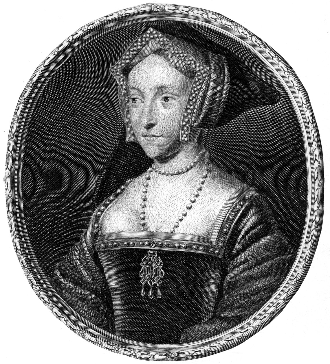 Jane Seymour, Englannin kuningatar puoliso ja Henry VIII:n kolmas vaimo tekijältä Unbekannt