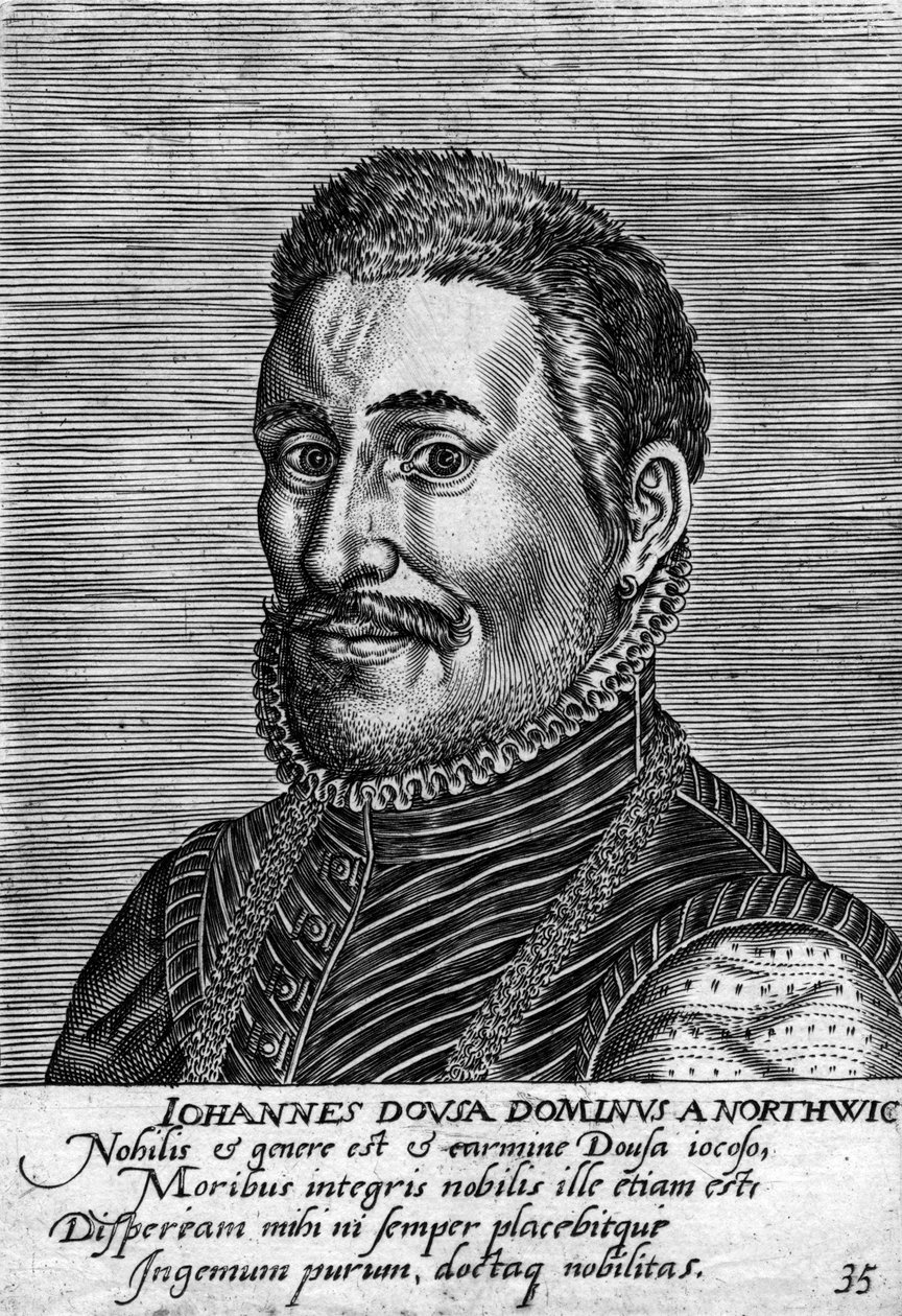 Janus Dousa 1545-1604, hollantilainen valtiomies, historioitsija, runoilija ja filologi tekijältä Unbekannt