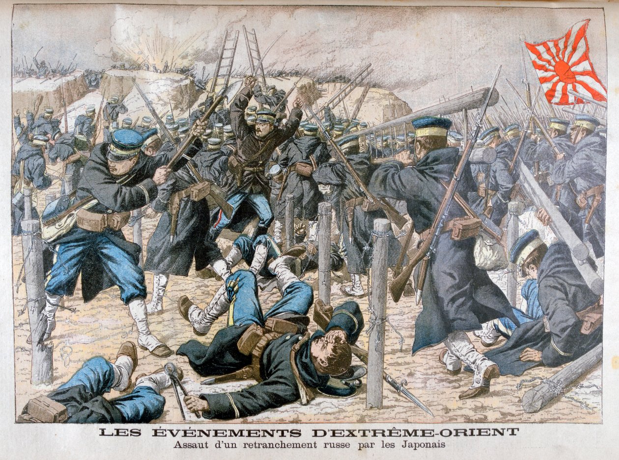 Japanin hyökkäys Venäjän juuretta vastaan, Venäjän ja Japanin sota, 1904 tekijältä Unbekannt