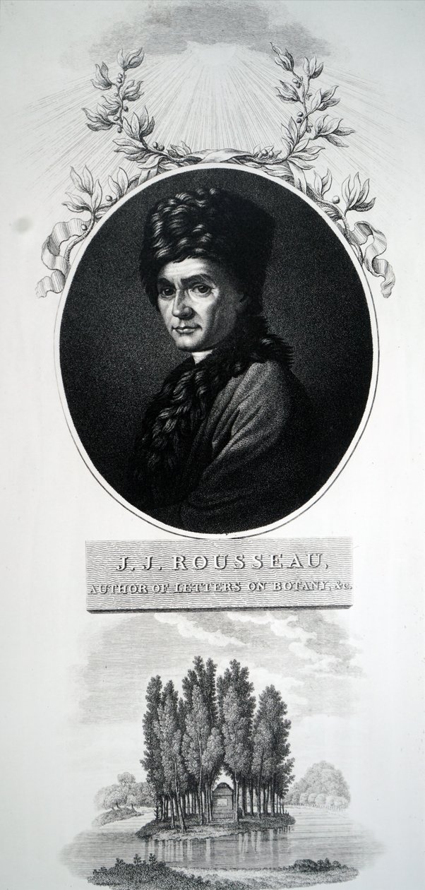 Jean-Jacques Rousseau. tekijältä Unbekannt